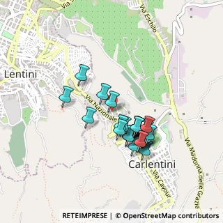 Mappa Via Liguria, 96013 Carlentini SR, Italia (0.40357)