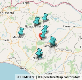 Mappa Via Pio La Torre, 95040 San Michele di Ganzaria CT, Italia (12.5075)