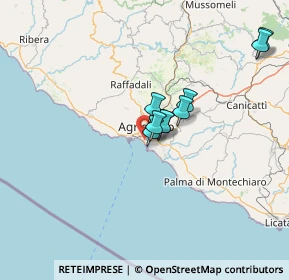 Mappa Via Monte Cimone Maddalusa, 92100 Agrigento AG, Italia (21.99692)