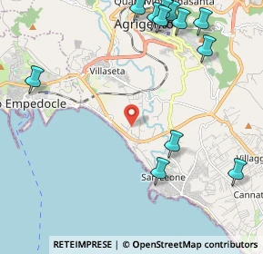 Mappa Via Monte Cimone Maddalusa, 92100 Agrigento AG, Italia (3.32)