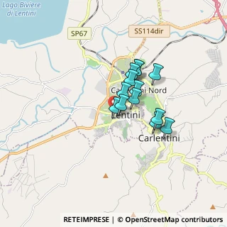 Mappa Via Monti Iblei, 96016 Lentini SR, Italia (1.27462)