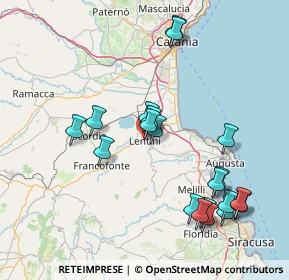 Mappa Via XX Settembre, 96016 Lentini SR, Italia (18.744)