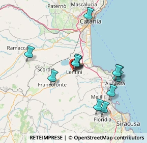 Mappa Via Guglielmo Giudice, 96016 Lentini SR, Italia (14.93615)