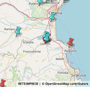 Mappa Via Guglielmo Giudice, 96016 Lentini SR, Italia (25.41765)