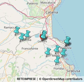 Mappa Via Guglielmo Giudice, 96016 Lentini SR, Italia (14.79385)