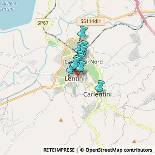Mappa Via Alfio Incontro, 96016 Lentini SR, Italia (0.95636)