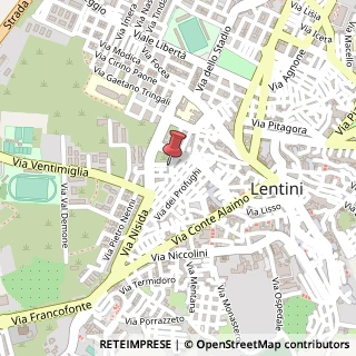 Mappa Via della Concordia, 27, 96016 Lentini SR, Italia, 96016 Lentini, Siracusa (Sicilia)