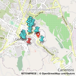 Mappa Via S. Marco di Gorizia, 96016 Lentini SR, Italia (0.419)