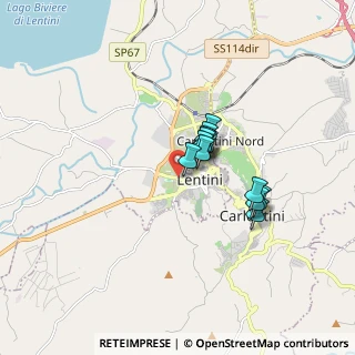 Mappa Via Ventimiglia, 96016 Lentini SR, Italia (1.235)