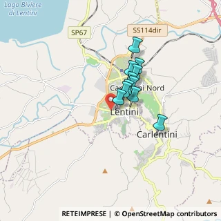 Mappa Via Ventimiglia, 96016 Lentini SR, Italia (1.24273)
