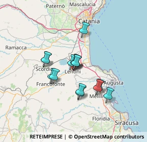 Mappa Via Platone, 96016 Lentini SR, Italia (11.05786)