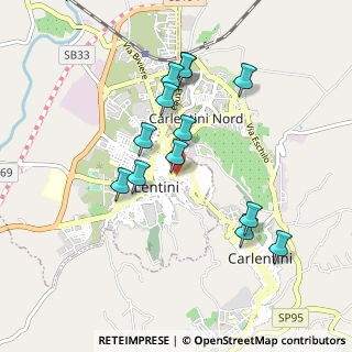 Mappa Via Carlo Rosselli, 96016 Lentini SR, Italia (0.98385)