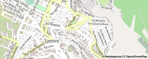 Mappa Lentini