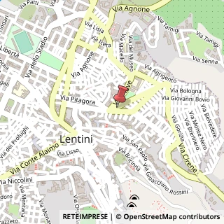 Mappa Via Mazzini, 7, 96016 Lentini, Siracusa (Sicilia)