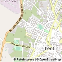 Mapa Lentini