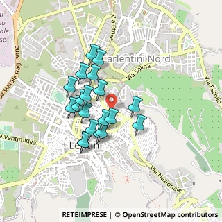 Mappa Via Piave, 96016 Lentini SR, Italia (0.3925)
