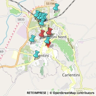Mappa Via Piave, 96016 Lentini SR, Italia (1.08)