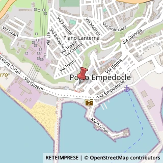 Mappa Piazza vittorio veneto, 92014 Porto Empedocle, Agrigento (Sicilia)