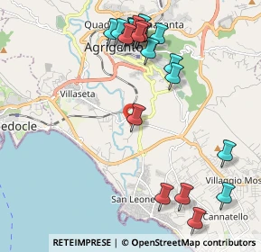 Mappa Via Porta Aurea, 92100 Agrigento AG, Italia (2.673)