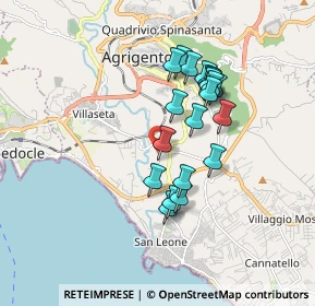 Mappa Via Porta Aurea, 92100 Agrigento AG, Italia (1.6675)