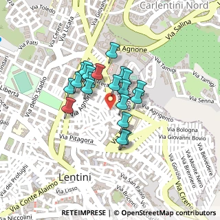 Mappa Via Torino, 96016 Lentini SR, Italia (0.1695)