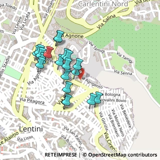 Mappa Piazza degli Studi, 96016 Lentini SR, Italia (0.233)