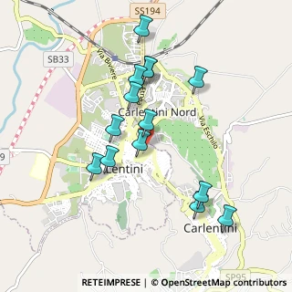 Mappa Via Agrigento, 96016 Lentini SR, Italia (1.01)