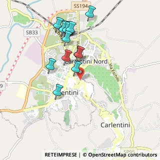 Mappa Piazza degli Studi, 96016 Lentini SR, Italia (1.116)