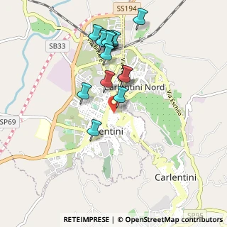 Mappa Via IV Novembre, 96016 Lentini SR, Italia (1.036)