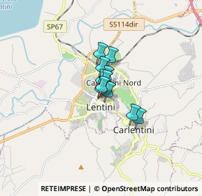 Mappa Via Indipendenza, 96016 Lentini SR, Italia (0.80909)