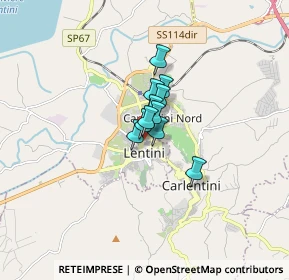 Mappa Via Indipendenza, 96016 Lentini SR, Italia (0.77909)