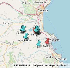 Mappa Via Indipendenza, 96016 Lentini SR, Italia (7.50833)