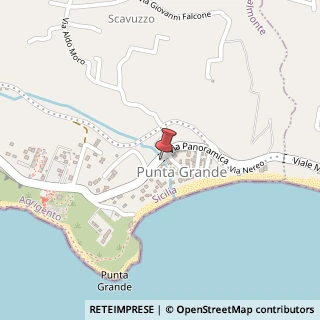 Mappa Contrada Punta Grande, 47, 92010 Realmonte, Agrigento (Sicilia)