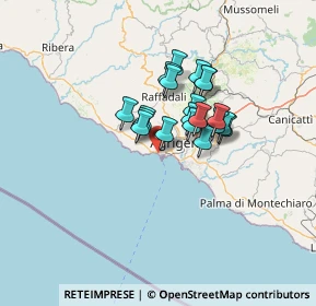 Mappa Via F. Crispi, 92014 Porto Empedocle AG, Italia (10.1825)
