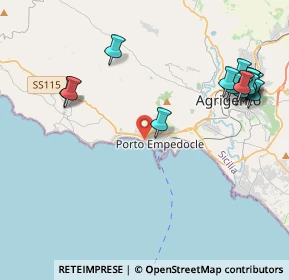 Mappa Via F. Crispi, 92014 Porto Empedocle AG, Italia (5.58357)
