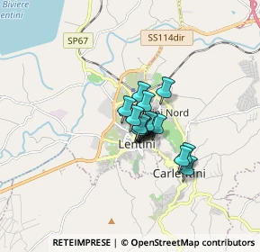 Mappa Via Casmene, 96016 Lentini SR, Italia (0.96063)