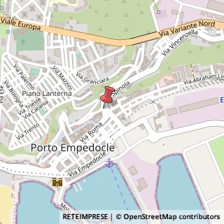 Mappa 92014 Porto Empedocle AG, Italia, 92014 Porto Empedocle, Agrigento (Sicilia)