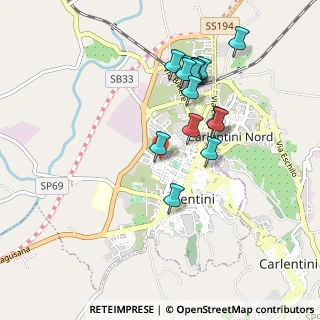 Mappa Via Ragusa, 96016 Lentini SR, Italia (0.98333)