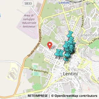 Mappa Via Ragusa, 96016 Lentini SR, Italia (0.463)