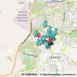 Mappa Via Nasso, 96016 Lentini SR, Italia (0.346)