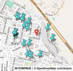 Mappa Via Mirisola, 93016 Riesi CL, Italia (0.294)