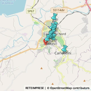 Mappa Via Carmagnola, 96016 Lentini SR, Italia (1.26273)