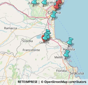Mappa Via Carmagnola, 96016 Lentini SR, Italia (19.6725)