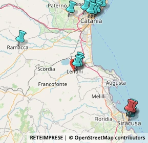Mappa Via Carmagnola, 96016 Lentini SR, Italia (25.47111)