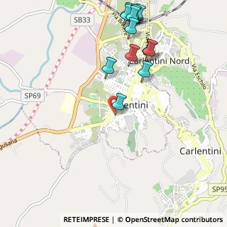 Mappa Via Giovanni Dalle Bande Nere, 96016 Lentini SR, Italia (1.40385)