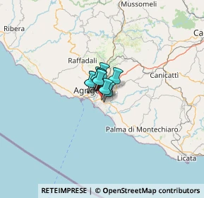 Mappa Contrada S. Biagio, 92100 Villaggio Mosè AG, Italia (20.36933)