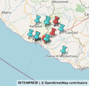 Mappa Contrada S. Biagio, 92100 Villaggio Mosè AG, Italia (10.51929)