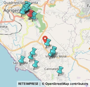 Mappa Contrada S. Biagio, 92100 Villaggio Mosè AG, Italia (2.773)