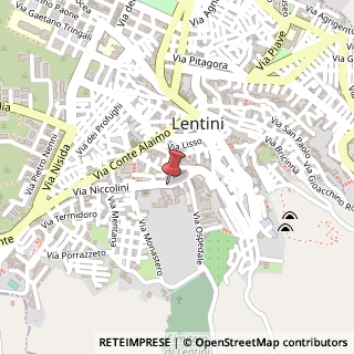 Mappa Via San Francesco D'Assisi, 4, 96016 Lentini, Siracusa (Sicilia)
