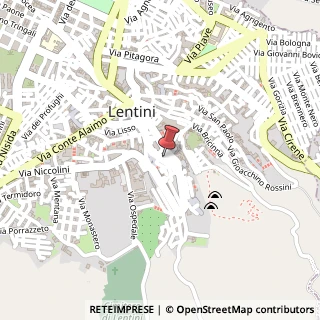Mappa Via Vittorio Emanuele II, 54, 96016 Lentini, Siracusa (Sicilia)